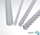 Plastikbinderücken, US-Teilung, Farbe: Weiß,...