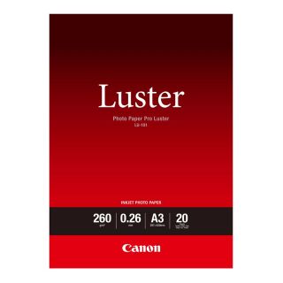 Canon Fotopapier LU-101 A3 DIN A3 hochglänzend 260 g/qm 20 Blatt