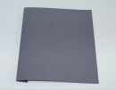 Ösenmappe, Lederstruktur, 7 mm, Farbe dunkelgrau,...