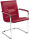 Nowy Styl Besucherstühle Rumba RUMBA CHROM V79N rot Kunstleder, 2 St.