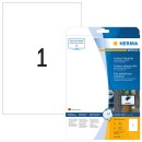 10 HERMA Folien-Kraftklebe-Etiketten 9500 weiß...