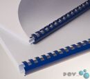 Plastikbinderücken, US-Teilung, Farbe: Blau,...