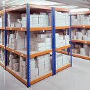 SCHULTE Schwerlast-Weitspannregal 18285-N blau 184,1 x...