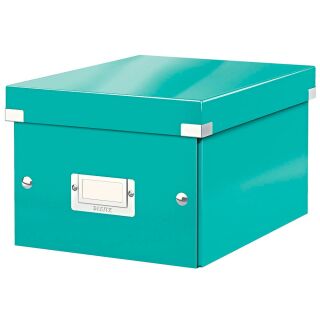 LEITZ Click & Store Aufbewahrungsbox 7,4 l eisblau 21,6 x 28,2 x 16,0 cm, 1 St.