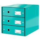 LEITZ Schubladenbox Click & Store  eisblau 60480051,...