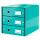 LEITZ Schubladenbox Click & Store  eisblau 60480051, DIN A4 mit 3 Schubladen, 1 St.