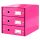 LEITZ Schubladenbox Click & Store  pink 60480023, DIN A4 mit 3 Schubladen, 1 St.
