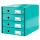 LEITZ Schubladenbox Click & Store  eisblau 60490051, DIN A4 mit 4 Schubladen, 1 St.