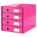 LEITZ Schubladenbox Click & Store  pink 6049-00-23,...