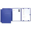 PAGNA Bewerbungsmappen Select DIN A4 blau, 3 St.