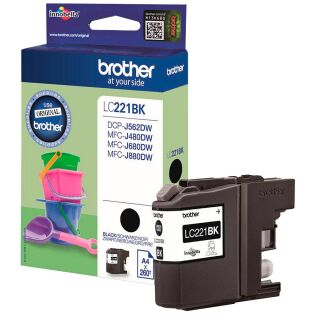 brother LC-221BK schwarz Druckerpatrone
