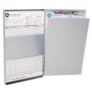 WESTCOTT Klemmbrett E-17004 00 DIN A4 silber Aluminium, 1...