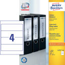 AVERY Zweckform Ordneretiketten L4761-100 weiß, 100...