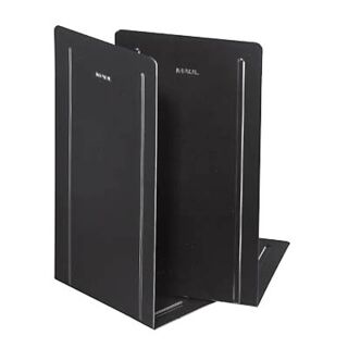 MAUL Buchstützen schwarz 12,0 x 14,0 x 24,0 cm, 2 St.