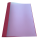 Ösenmappe, Leinenstruktur, 10 mm, Farbe rot, glasklare Folie, VPE= 100 St.