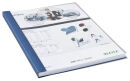 LEITZ Buchbindemappen blau Softcover für 71 - 105...