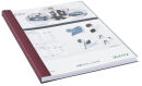 LEITZ Buchbindemappen rot Softcover für 71 - 105...