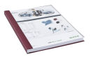 LEITZ Buchbindemappen rot Softcover für 106 - 140...