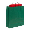 VP Papier-Tragetaschen Toptwist grün 40,0 x 45,0 cm,...