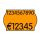 PrinterLabels AS Preisetiketten leuchtorange permanent 26,0 x 16,0 mm, 12 Rollen