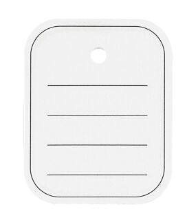 SIGEL Hängeetiketten weiß 40,0 x 50,0 mm liniert, 500 St.