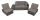 Garden Pleasure Loungegruppe Alcudia, grau Kunststoff, Metall, 10-teilig