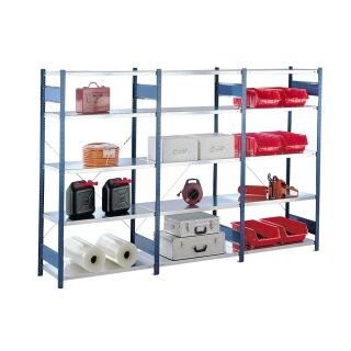 SCHULTE Schwerlastregal 12660-B silber 100,0 x 60,0 x 200,0 cm