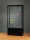 Glasvitrine WME H1000 schwarz eloxiert, mit Unterschrank