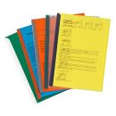 DURABLE Klemmschienen rot DIN A4 60 Blatt, 50 St.