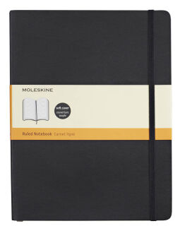 MOLESKINE Notizbuch Classic Collection flexibler Einband ca. DIN A4 liniert, schwarz Softcover 192 Seiten, 1 St.