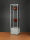 Glasvitrine WMS H500-O-Tech, silber mit Unterschrank