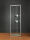 Eckvitrine WMS H500-H-Tech, silber, dreieckig