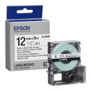 EPSON Schriftband LK LK-4WBW C53S654016, 12 mm schwarz...