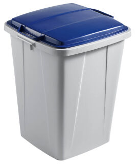 DURABLE Durabin 90 Mülleimer 90,0 l grau, blau, 1 St.