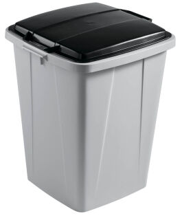 DURABLE Durabin 90 Mülleimer 90,0 l grau, schwarz, 1 St.
