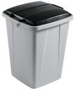 DURABLE Durabin 90 Mülleimer 90,0 l grau, schwarz, 1...