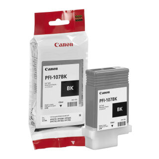 Canon PFI-107 BK schwarz Druckerpatrone