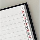 Ursus® Geschäftsbuch DIN A5 liniert, schwarz/gelb Hardcover 192 Seiten, 1 St.