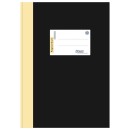 Ursus Geschäftsbuch DIN A5 liniert, schwarz/gelb...