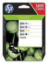 HP 364(N9J73AE) schwarz, cyan, magenta, gelb...