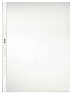 DURABLE Prospekthüllen DIN A4 transparent genarbt 0,08 mm, 50 St.