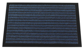 Mercury Fußmatte Grattant, blau gemustert, Maße (BxL): 90,0 x 150,0 cm