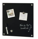 Zeller Glas-Magnettafel 40,0 x 40,0 cm schwarz