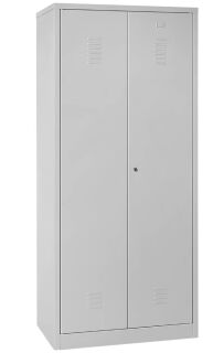 Gürkan Putzmittelschrank 104527 lichtgrau 4 Fachböden 80,0 x 50,0 x 180,0 cm, aufgebaut, 1 St.