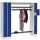 CP Garderobe mit Schließfächern Serie 8070 lichtgrau, enzianblau 80730-00 S10006, 15 Schließfächer 210,0 x 48,0 x 195,0 cm
