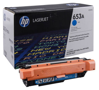 HP 653A (CF321A) cyan Tonerkartusche