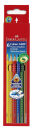 FABER-CASTELL Colour GRIP Buntstifte farbsortiert, 6 St.