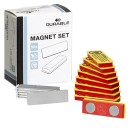 10 DURABLE Selbstklebende Magnete