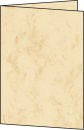 25 SIGEL Faltkarten Marmor DIN A6 beige