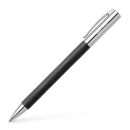 FABER-CASTELL Kugelschreiber AMBITION Edelharz  schwarz, Schreibfarbe: schwarz, 1 St.